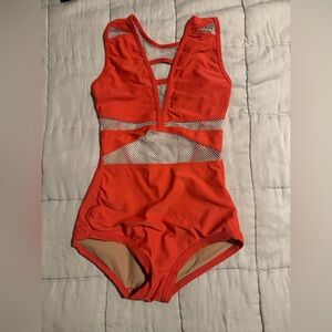Five dancewear mesh leotard size CXL